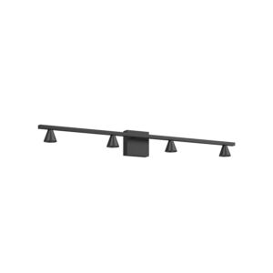 Dune LED Bathroom Bathroom Vanity Lightroom Bathroom Vanity Light in Black by Kuzco Lighting