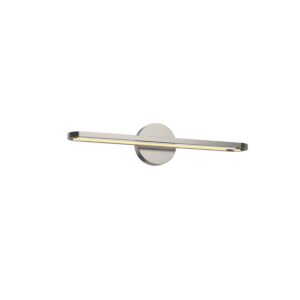 Marlon LED Bathroom Bathroom Vanity Lightroom Bathroom Vanity Light in Brushed Nickel by Kuzco Lighting