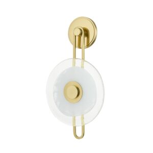 Keuka park LED Wall Sconce in Aged Brass by Hudson Valley