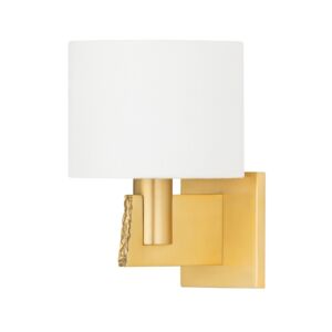 Brampton  Wall Sconce in Aged Brass by Hudson Valley