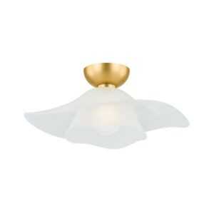 Netherlee  Flush Mount in Aged Brass by Hudson Valley