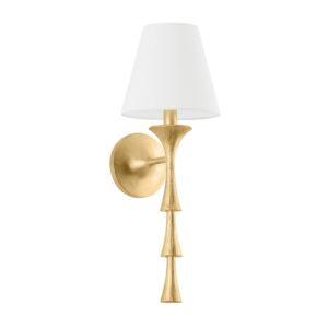 Vails gate  Wall Sconce in Vintage Gold Leaf by Hudson Valley