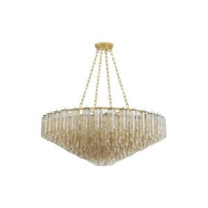 Watertown  Chandelier in Aged Brass by Hudson Valley