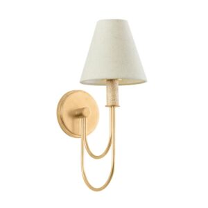 Warrensburg  Wall Sconce in Vintage Gold Leaf by Hudson Valley