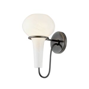 Adams corner  Wall Sconce in Black Nickel by Hudson Valley