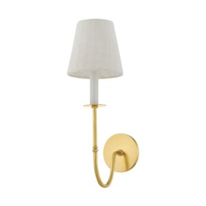 Amina  Wall Sconce in Aged Brass by Hudson Valley