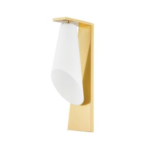 Andros  Wall Sconce in Aged Brass by Hudson Valley