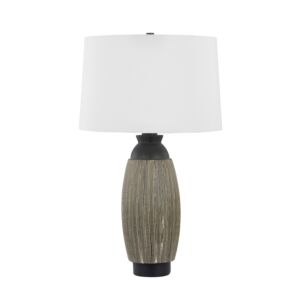 Naseby  Table Lamp in Distressed Bronze Ceramic Cultured Black by Hudson Valley