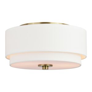 Burnaby  Flush Mount in Matte Brass by Vaxcel