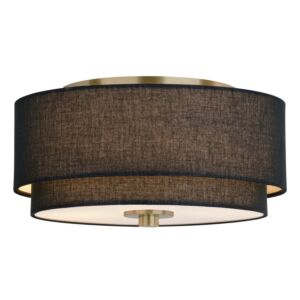 Burnaby  Flush Mount in Matte Brass by Vaxcel