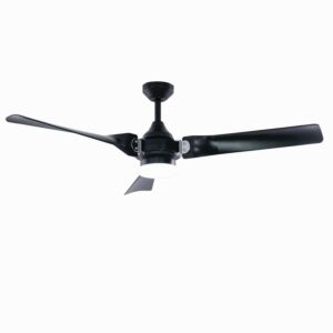 Austin 52"Ceiling Fan in Black and Chrome by Vaxcel