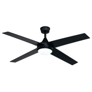 Hamlin 52"Ceiling Fan in Black by Vaxcel