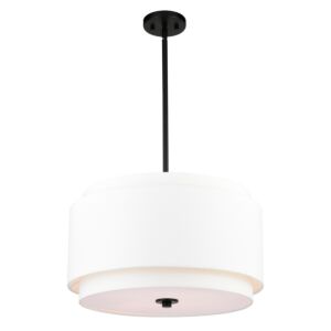 Burnaby  Pendant in Black by Vaxcel