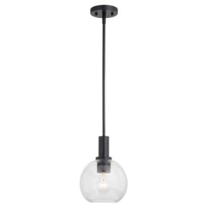 Marshall  Mini Pendant in Matte Black by Vaxcel