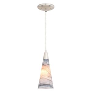 Milano  Mini Pendant in Satin Nickel by Vaxcel