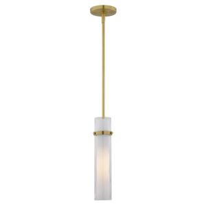 Vilo  Mini Pendant in Golden Brass by Vaxcel