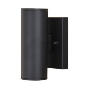 Chiasso LED Outdoor Wall Mount in Textured Black by Vaxcel