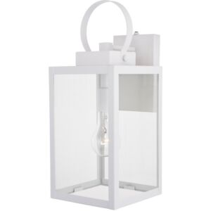 Medinah  Outdoor Wall Mount in Textured White by Vaxcel