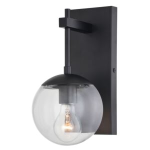 Keeler  Outdoor Wall Mount in Matte Black by Vaxcel