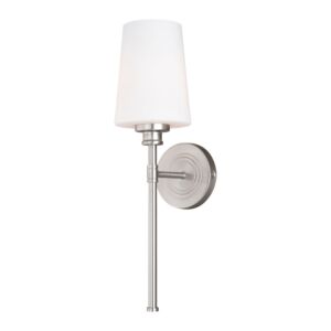 Clark  Wall Sconce in Satin Nickel by Vaxcel