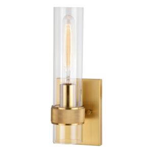 Bari  Wall Sconce in Satin Brass by Vaxcel