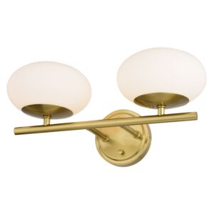 Sloane LED Bathroom Vanity Light in Satin Brass by Vaxcel