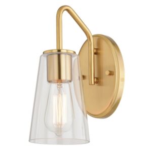 Beverly  Bathroom Vanity Light in Muted Brass by Vaxcel