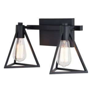 Ravenna  Bathroom Vanity Light in Matte Black by Vaxcel