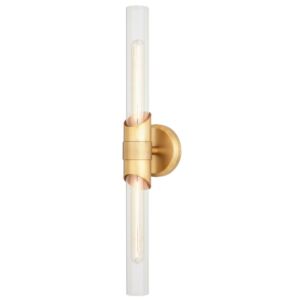 Webster  Wall Sconce in Natural Brass by Vaxcel