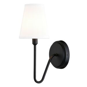 Briar  Wall Sconce in Matte Black by Vaxcel