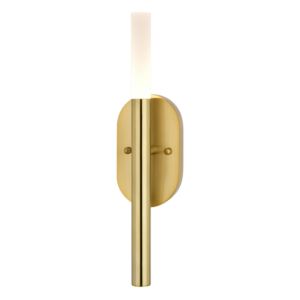 Fulton LED Wall Light in Satin Brass by Vaxcel