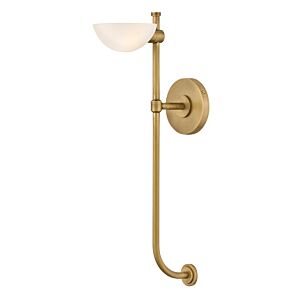 Merit LED Wall Sconce in Heritage Brass by Fredrick Ramond