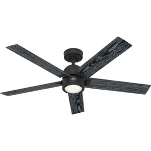 Erling 52"Ceiling Fan in Matte Black by Hunter