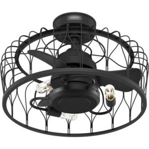 Rotonda "Ceiling Fan in Matte Black by Hunter