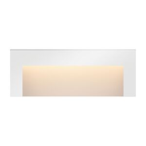 Taper Deck Sconce LED Landscape Light in Satin White