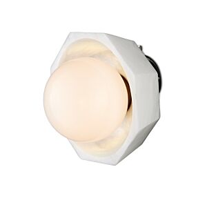 Waystone  Wall Sconce in Natural   White by Currey and Company