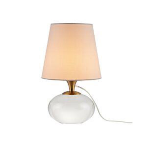 Diantha  Table Lamp in Clear   Antique Brass by Currey and Company