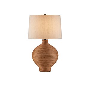 Susel  Table Lamp in Natural   Antique Brass by Currey and Company