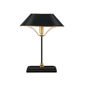 Daphne  Table Lamp in Black   Antique Gold by Currey and Company