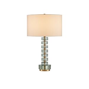 Mystras  Table Lamp in Clear   Antique Brass by Currey and Company