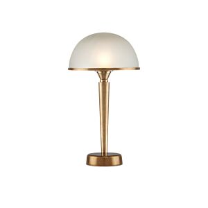 Gatsby LED Table Lamp in Antique Brass   Frosted by Currey and Company