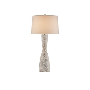 Edwell  Table Lamp in Whitewash by Currey and Company