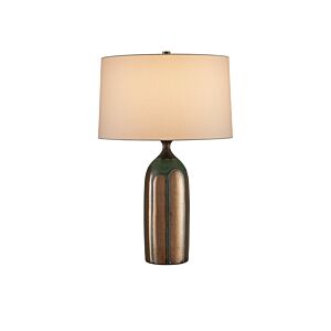 Cuprum  Table Lamp in Dark Green   Copper by Currey and Company