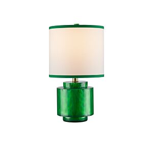 Beryl  Table Lamp in Green Swirl by Currey and Company