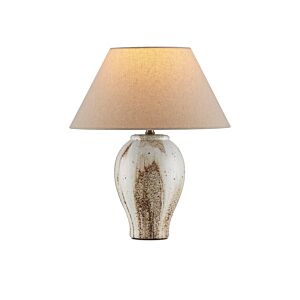 Latte  Table Lamp in Beige   Off White by Currey and Company