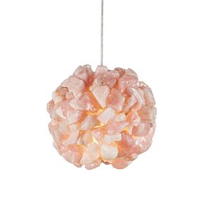 Clio  Pendant in Rose   Brass by Currey and Company