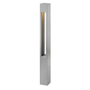 Atlantis 1-Light Outdoor Landscape Bollard in Titanium