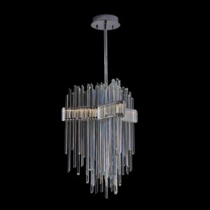 Piovere LED Pendant in Chrome by Allegri