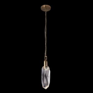 Diamante LED Pendant in Winter Brass by Allegri