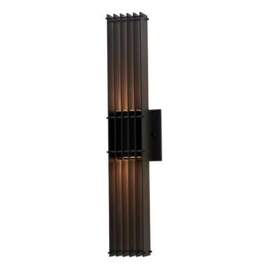 Drew LED Outdoor Wall Sconce in Matte Black by Kalco